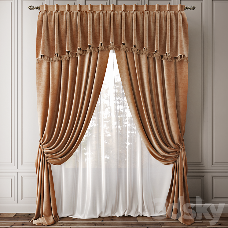 Curtain 56 3DS Max - thumbnail 1