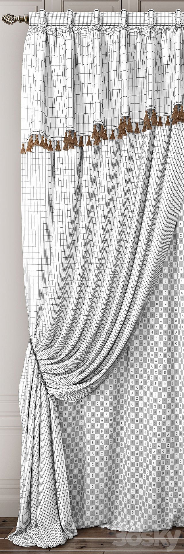 Curtain 56 3DSMax File - thumbnail 3