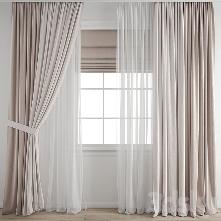 Curtain 561 3DS Max - thumbnail 1