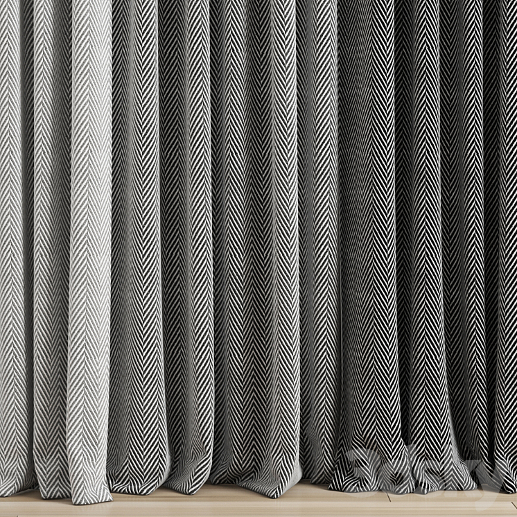 curtain 567 3DS Max - thumbnail 2