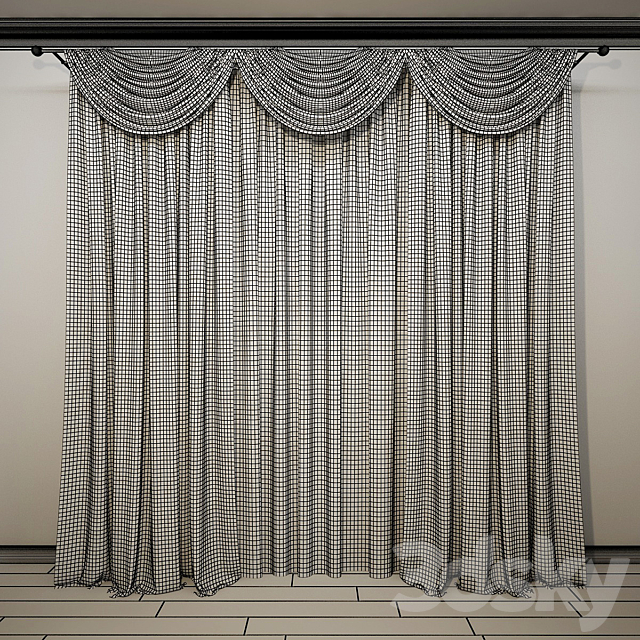 Curtain-57 3DS Max Model - thumbnail 2