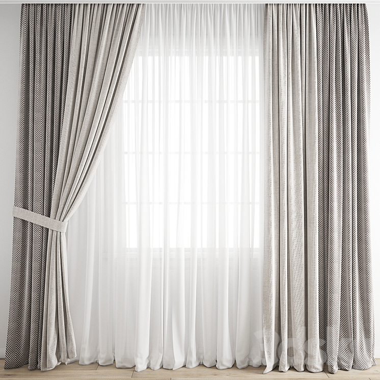 curtain 571 3DS Max Model - thumbnail 1