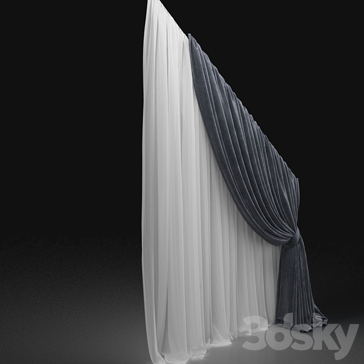 Curtain 573 3DS Max - thumbnail 2