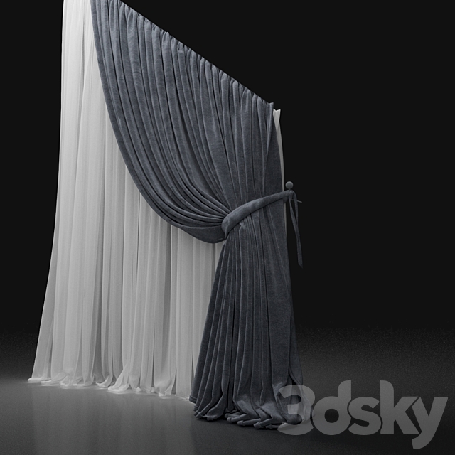 Curtain 573 3DSMax File - thumbnail 3