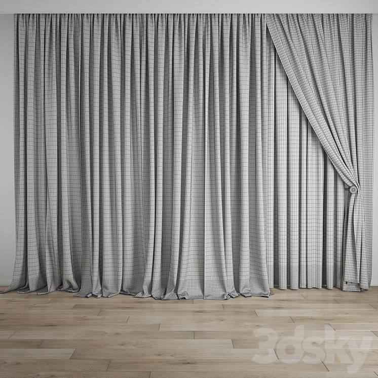 Curtain 575 3DS Max Model - thumbnail 2