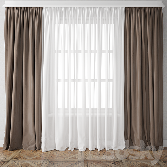 Curtain 59 3DSMax File - thumbnail 1