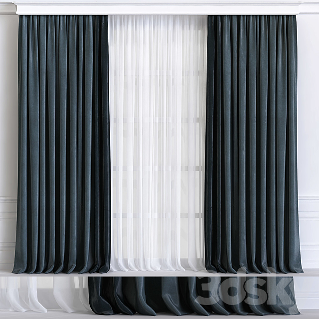 Curtain 594 3DSMax File - thumbnail 1