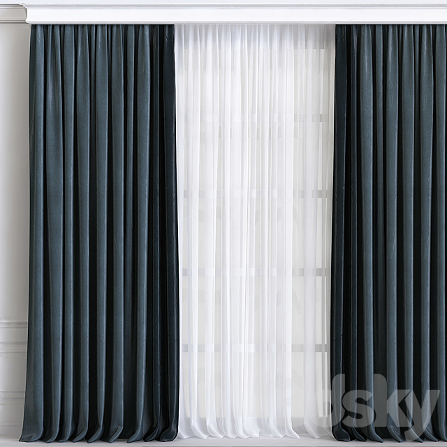 Curtain 594 3DSMax File - thumbnail 2