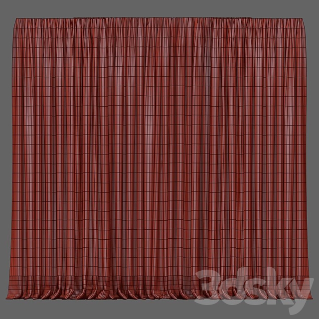 Curtain 594 3DSMax File - thumbnail 5