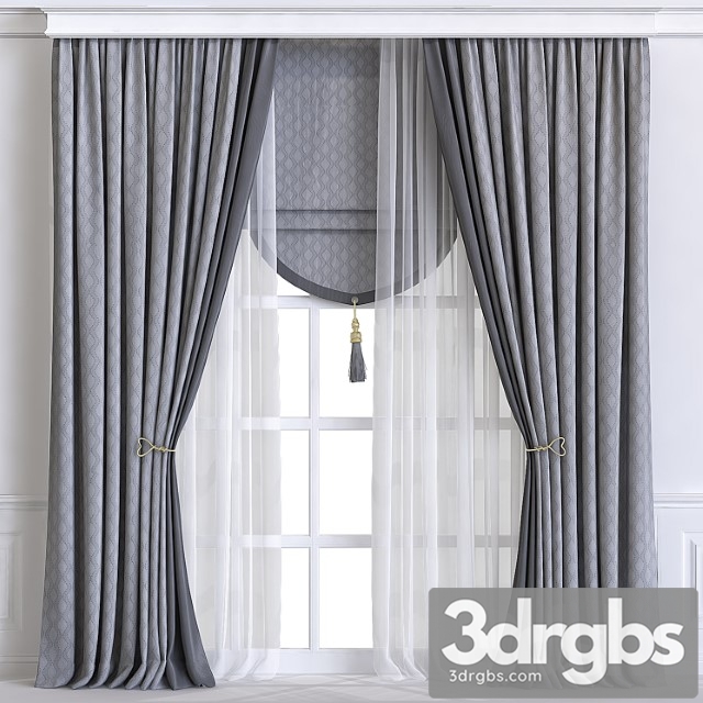 Curtain 596 3dsmax Download - thumbnail 1