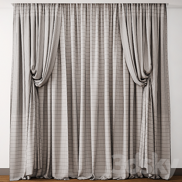 Curtain 6 3DSMax File - thumbnail 3