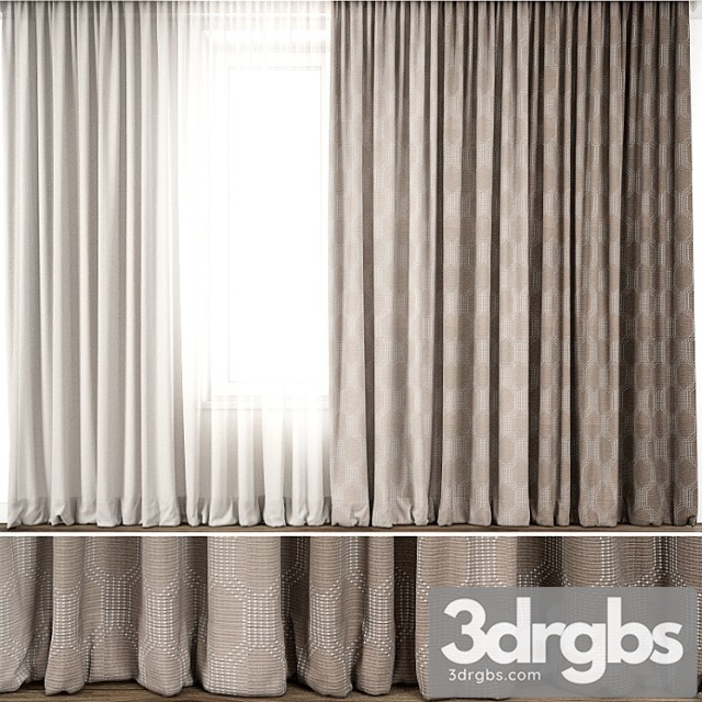 Curtain 60 3dsmax Download - thumbnail 1