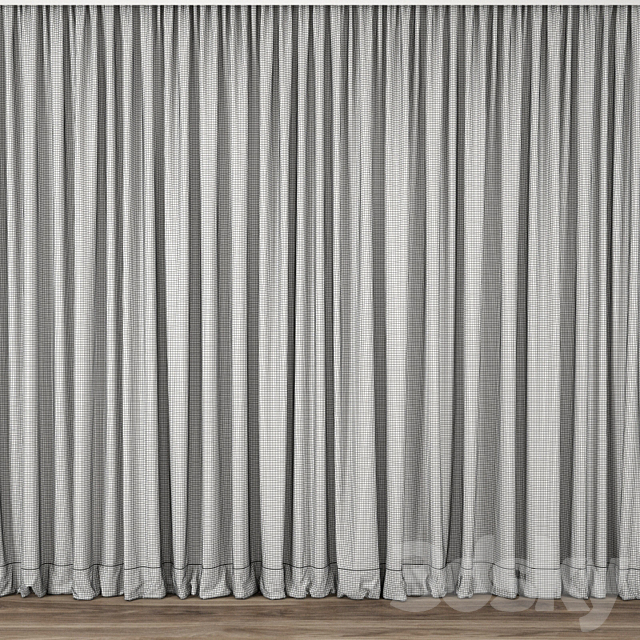 Curtain 60 3DSMax File - thumbnail 2