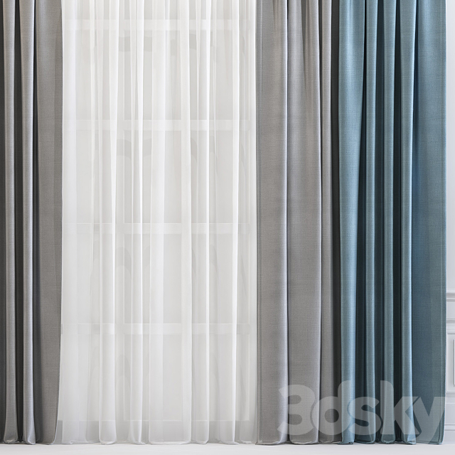 Curtain 602 3DSMax File - thumbnail 2