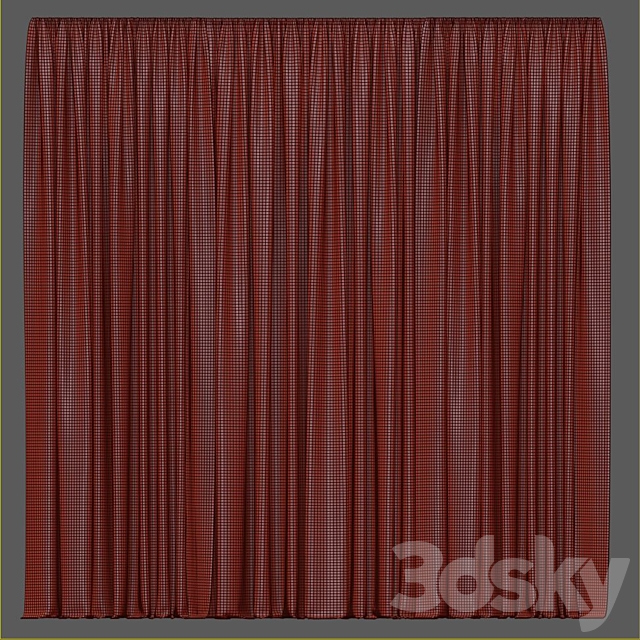 Curtain 602 3DSMax File - thumbnail 4