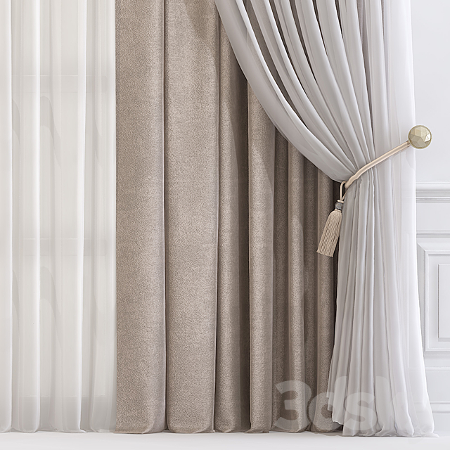 Curtain 606 3DSMax File - thumbnail 2