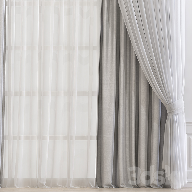 Curtain 615 3DS Max - thumbnail 2