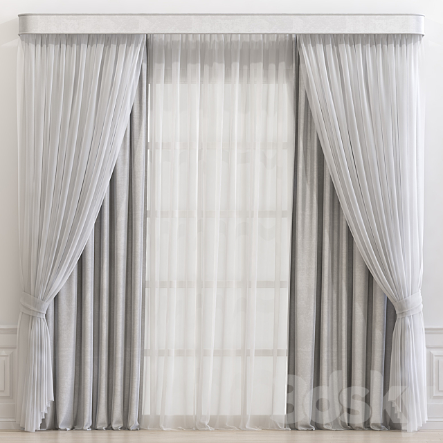 Curtain 615 3DSMax File - thumbnail 1