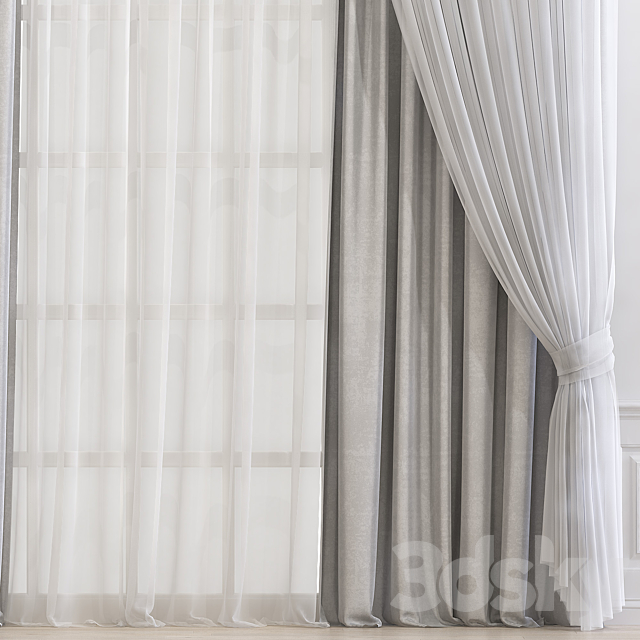 Curtain 615 3DSMax File - thumbnail 2