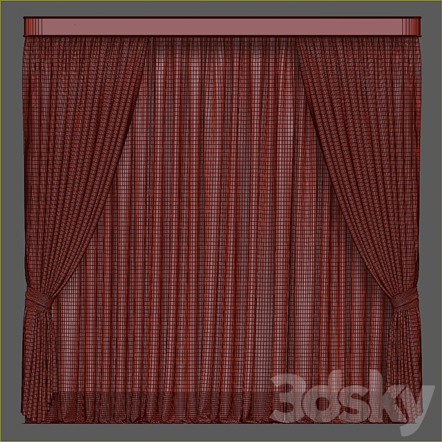 Curtain 615 3DSMax File - thumbnail 4