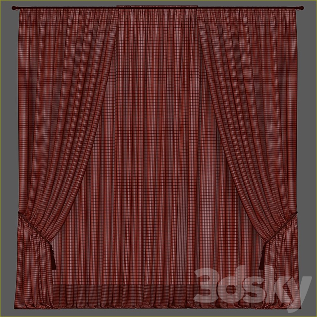 Curtain 620 3DS Max Model - thumbnail 4