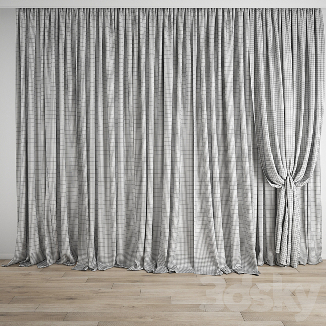 Curtain 641 3DS Max Model - thumbnail 2