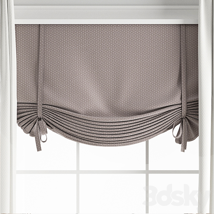 Curtain 657 3DS Max Model - thumbnail 2