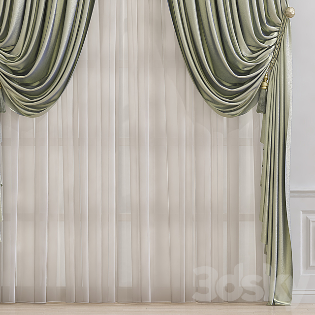 Curtain 661 3DS Max Model - thumbnail 3