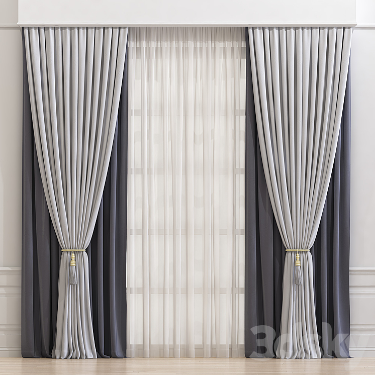 Curtain 669 3DS Max - thumbnail 1