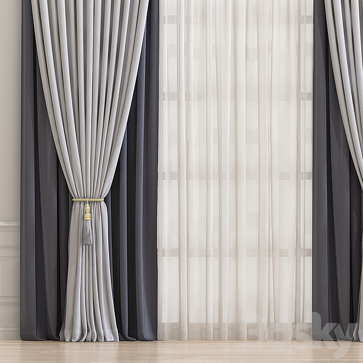 Curtain 669 3DS Max - thumbnail 2