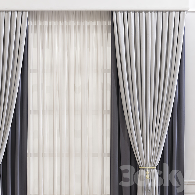 Curtain 669 3DSMax File - thumbnail 3