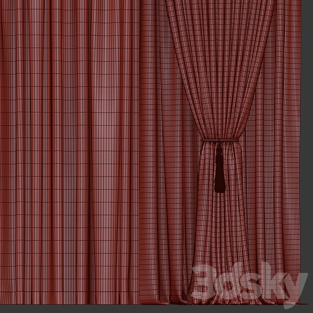 Curtain 669 3DSMax File - thumbnail 4