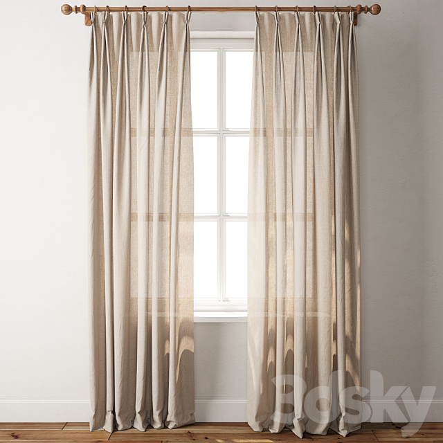 Curtain 67 3DSMax File - thumbnail 1