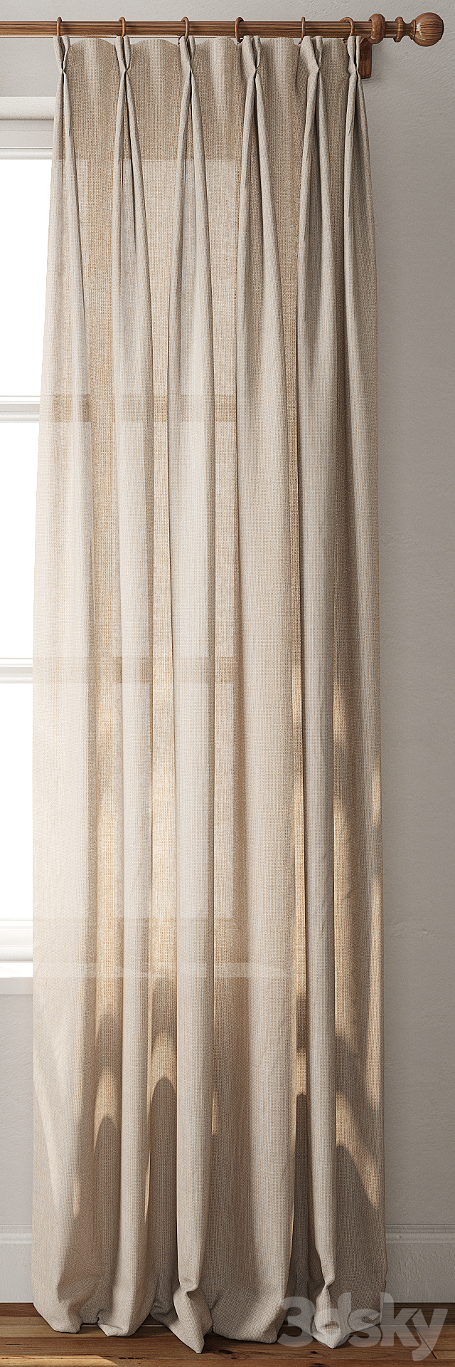 Curtain 67 3DSMax File - thumbnail 2