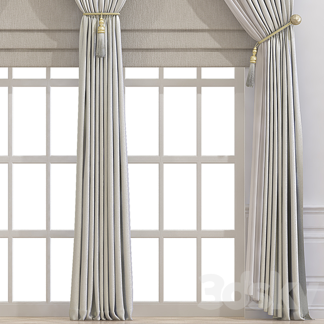 Curtain 675 3DS Max Model - thumbnail 3