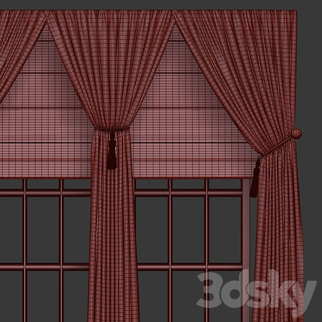 Curtain 675 3DS Max Model - thumbnail 4