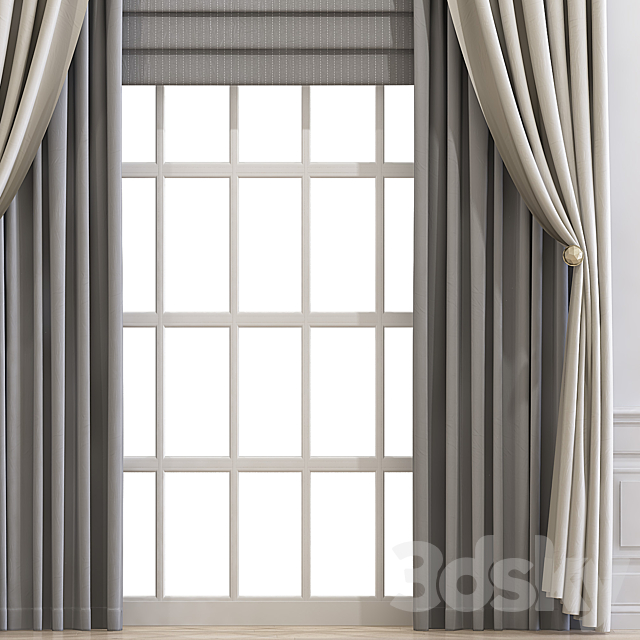 Curtain 680 3ds Max - thumbnail 3