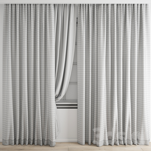 Curtain 681 3DS Max Model - thumbnail 3