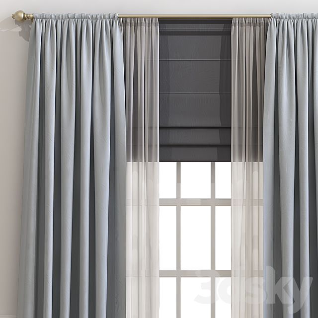 Curtain 681 3DSMax File - thumbnail 2