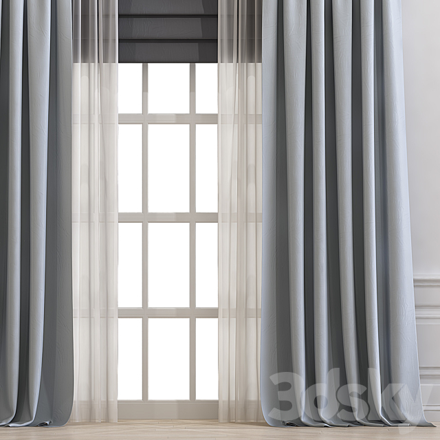 Curtain 681 3DSMax File - thumbnail 3