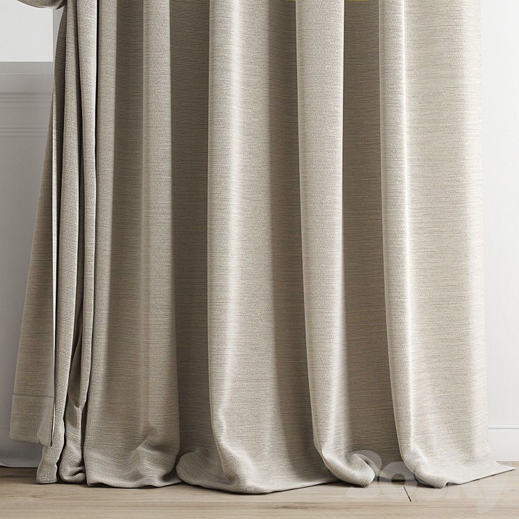 Curtain 688 3DS Max Model - thumbnail 2