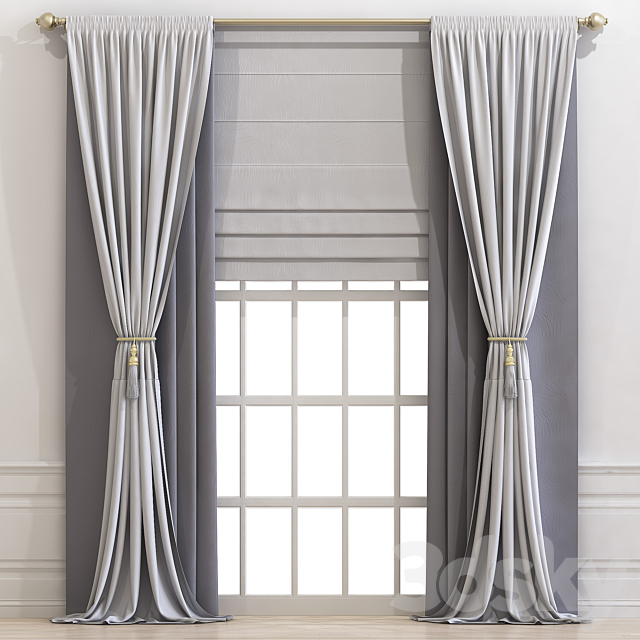 Curtain 688 3DSMax File - thumbnail 1