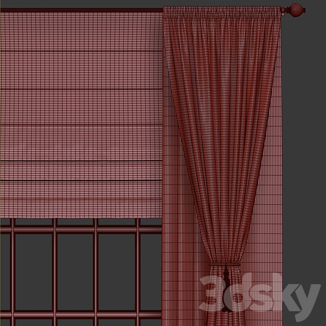 Curtain 688 3DSMax File - thumbnail 4