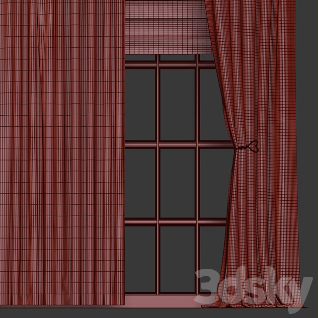 Curtain 691 3DS Max Model - thumbnail 4