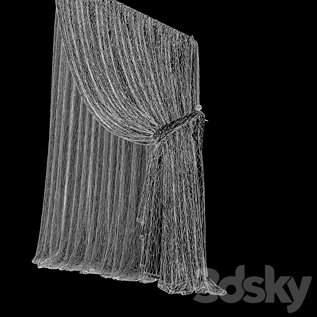 Curtain 694 3DS Max Model - thumbnail 5