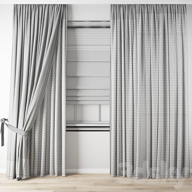 Curtain 695 3DS Max Model - thumbnail 5