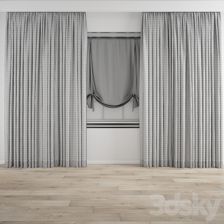 Curtain 702 3DS Max - thumbnail 2