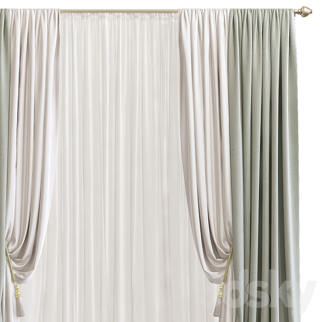 Curtain 704 3DSMax File - thumbnail 3