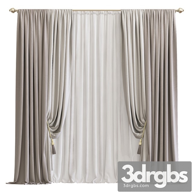 Curtain 723 2 3dsmax Download - thumbnail 1