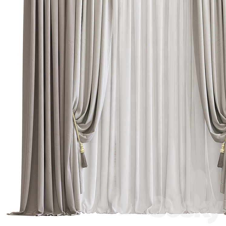 Curtain 723 3DS Max - thumbnail 2